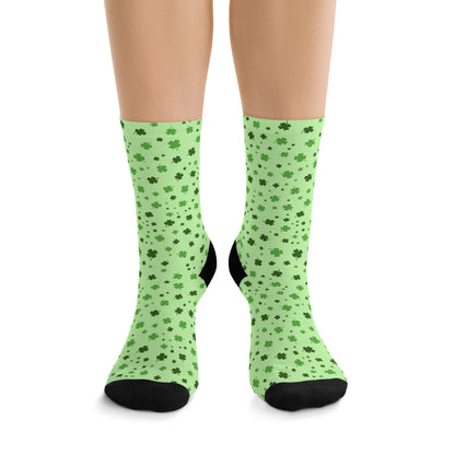 St. Patrick's Clover Leaf Socks