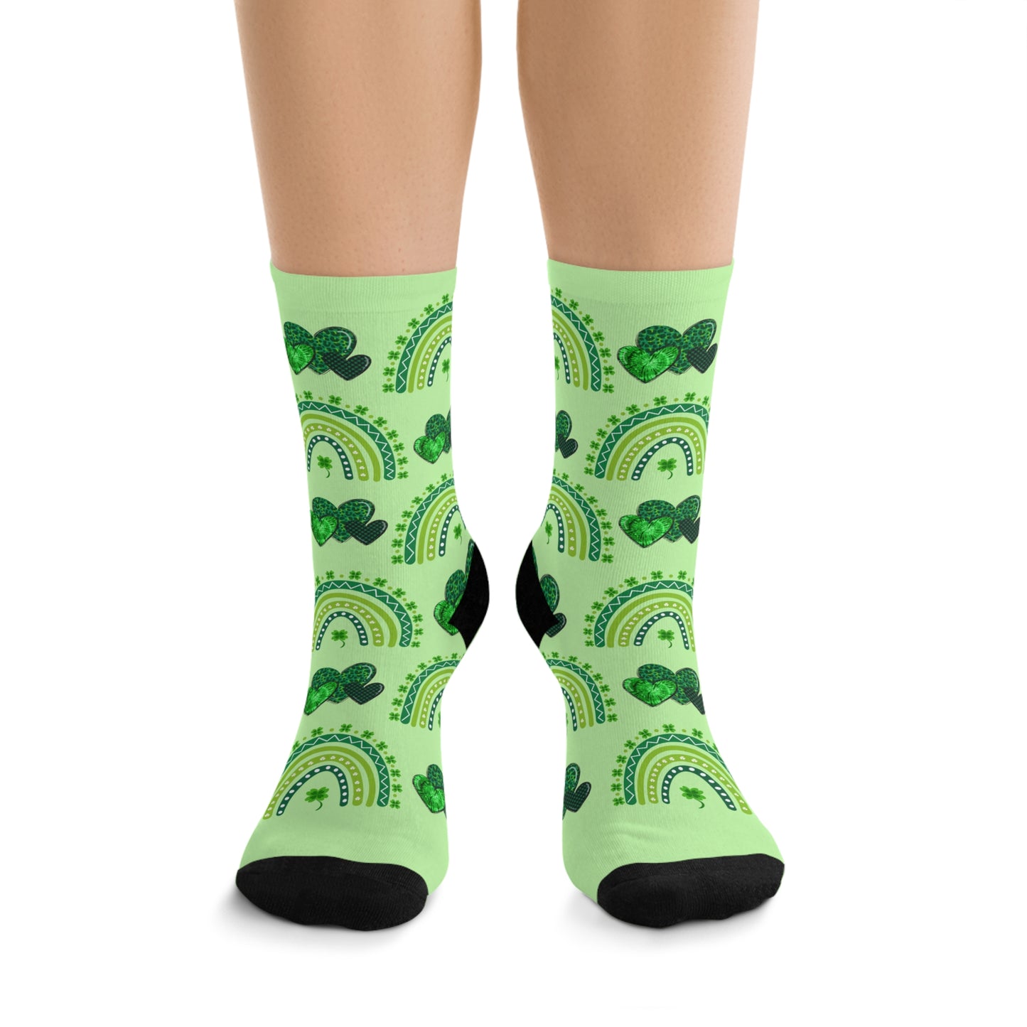 St. Patrick's Day Rainbow Socks