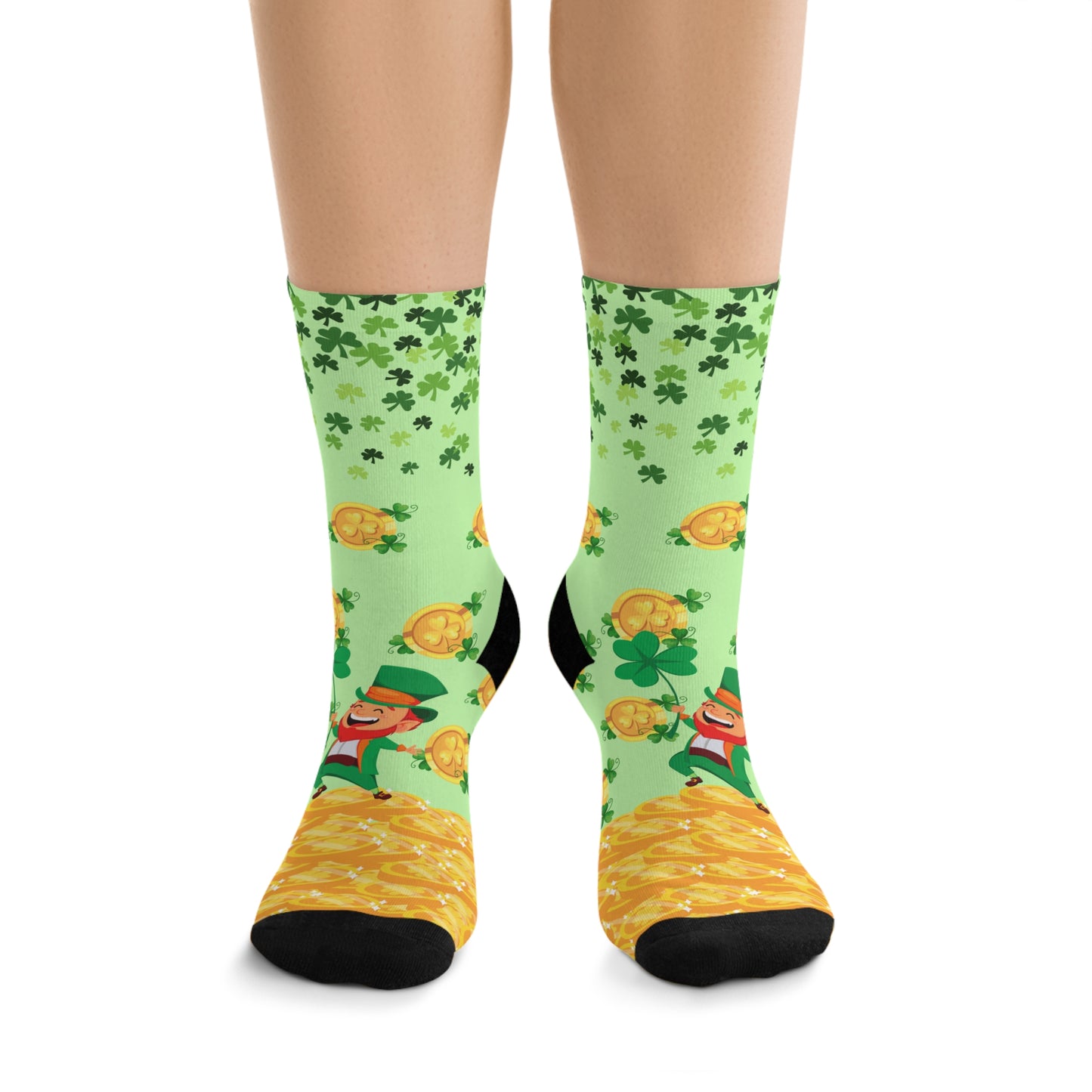 St. Patrick's Day Leprechaun Socks