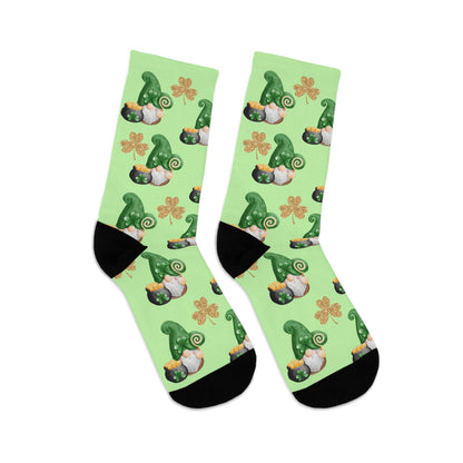 St. Patrick's Day Gnome Socks