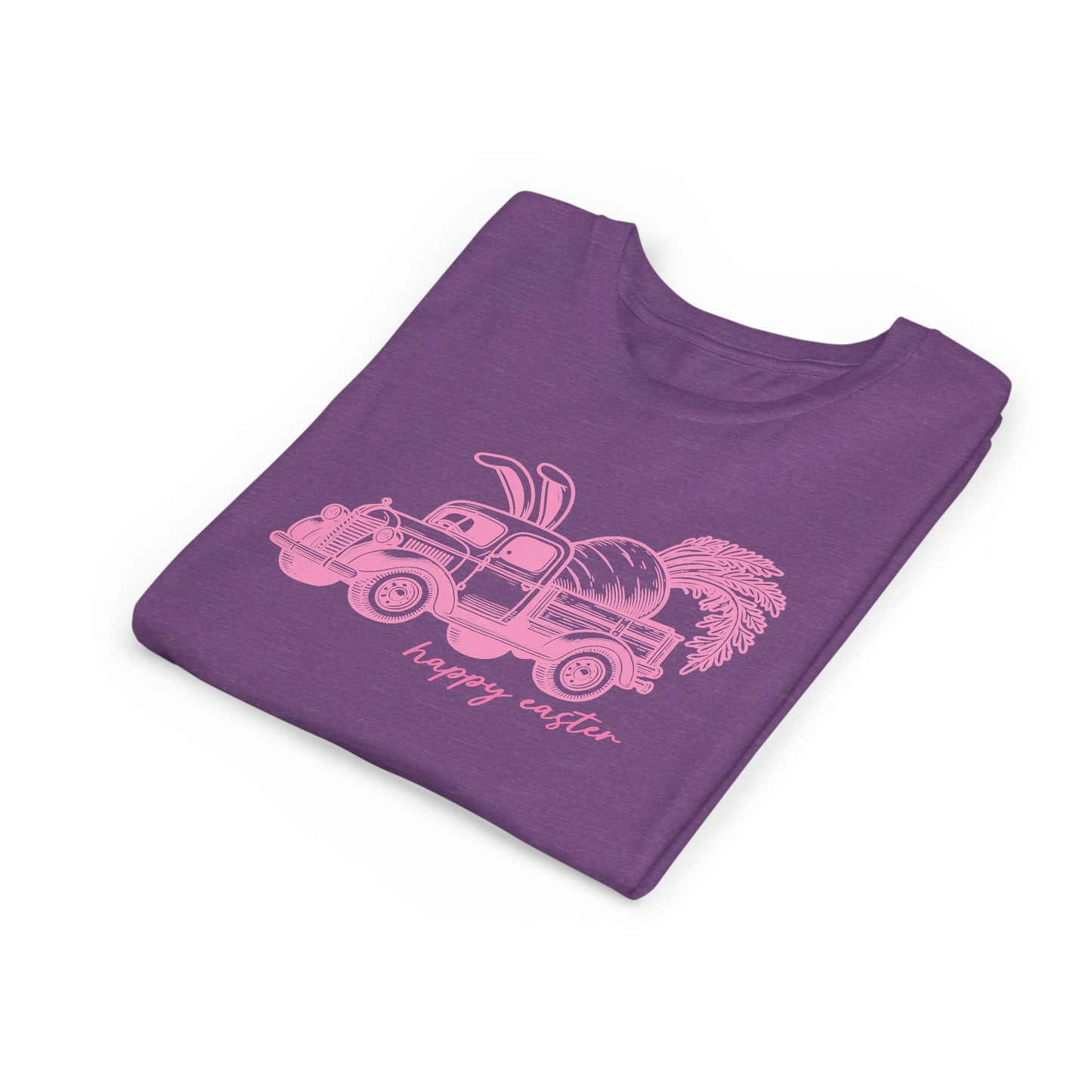 Happy Easter Truck Youth T-Shirt