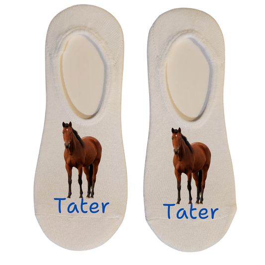 Custom Horse No Show Socks