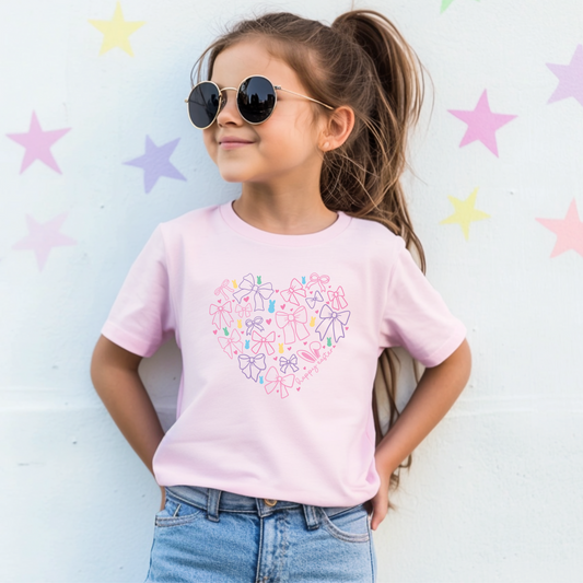 Colorful Easter Heart T-Shirt