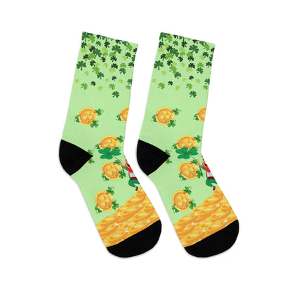 St. Patrick's Day Leprechaun Socks