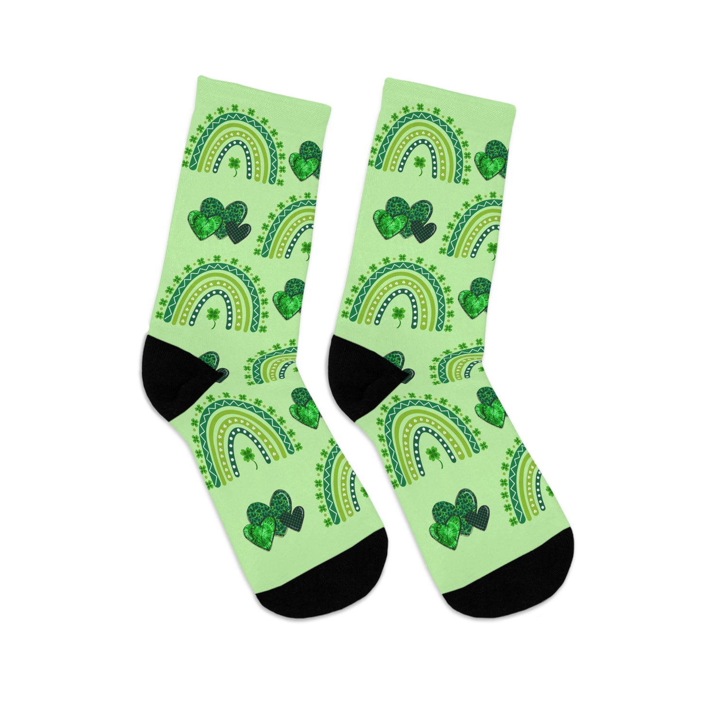 St. Patrick's Day Rainbow Socks