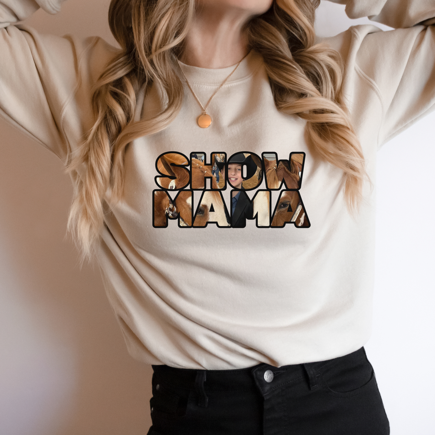 Show Mama Picture Sweatshirt