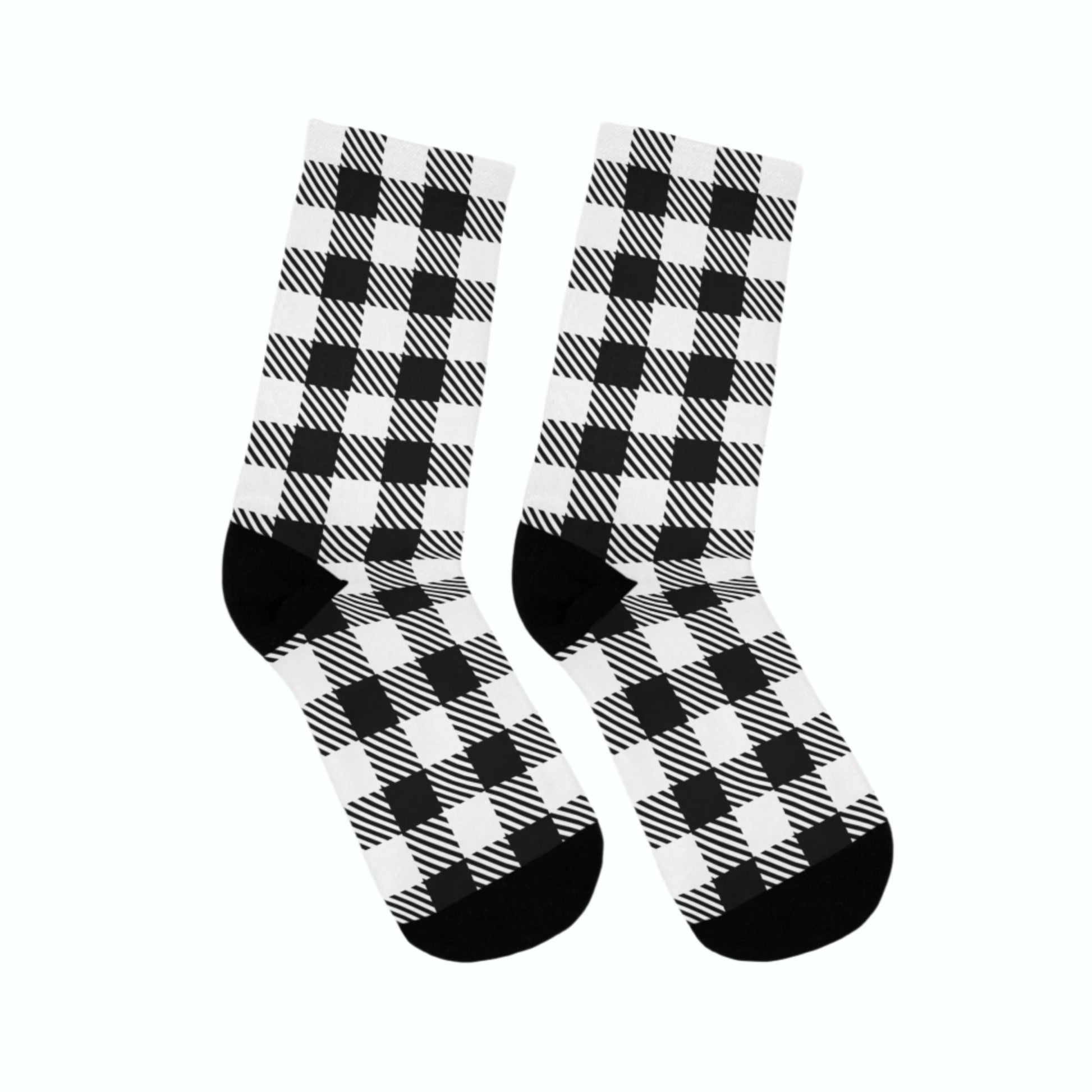 Buffalo Plaid Crew Socks