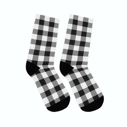 Buffalo Plaid Crew Socks