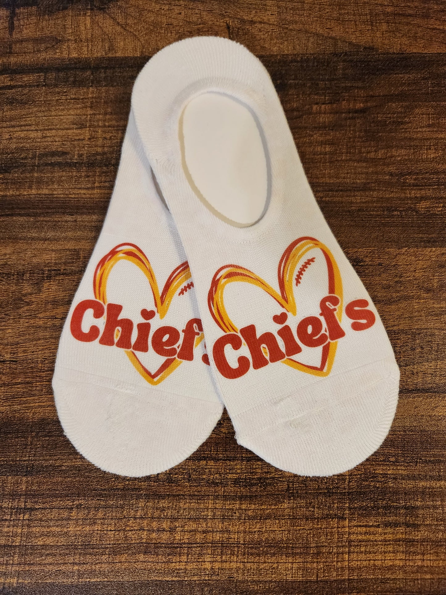 Chiefs Heart No Show Socks