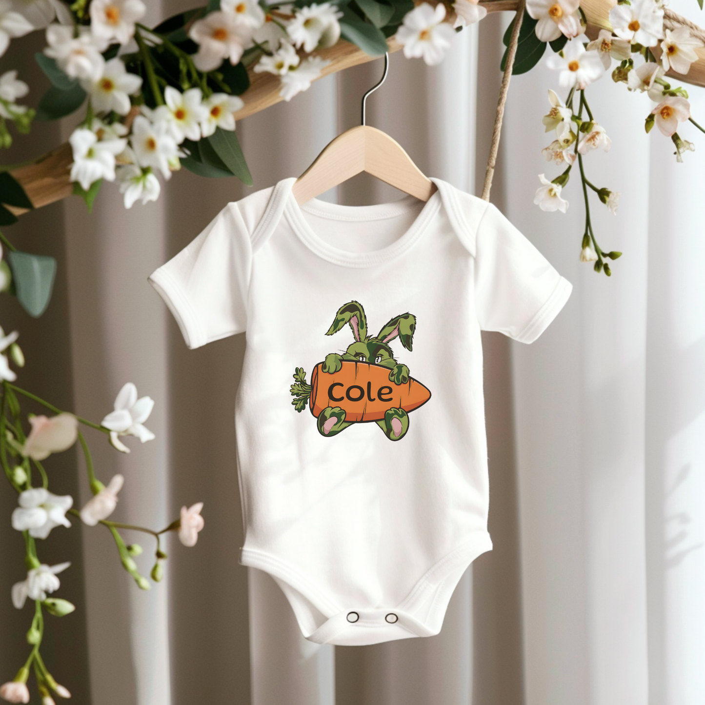 Custom Camo Easter Bunny Bodysuit