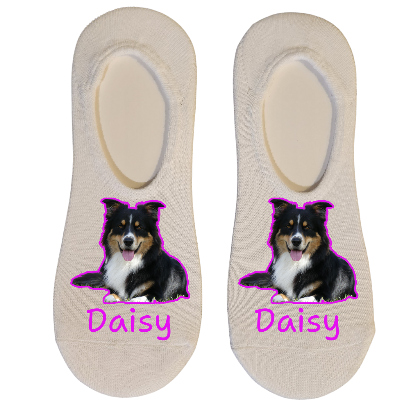 Custom No Show Dog Socks