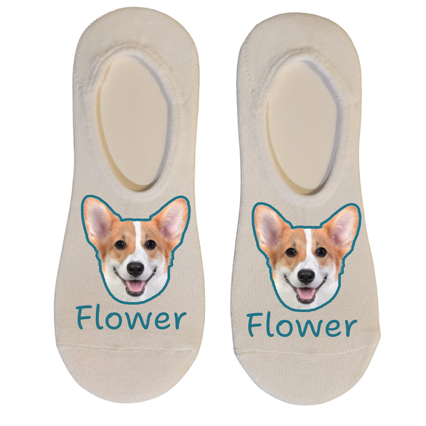 Custom No Show Dog Socks