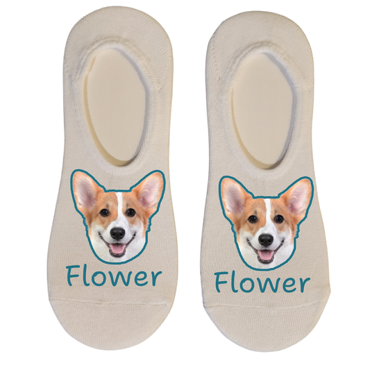 Custom No Show Dog Socks