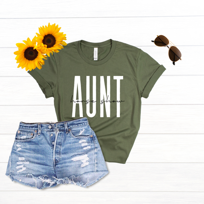 Horse Show Aunt T-shirt