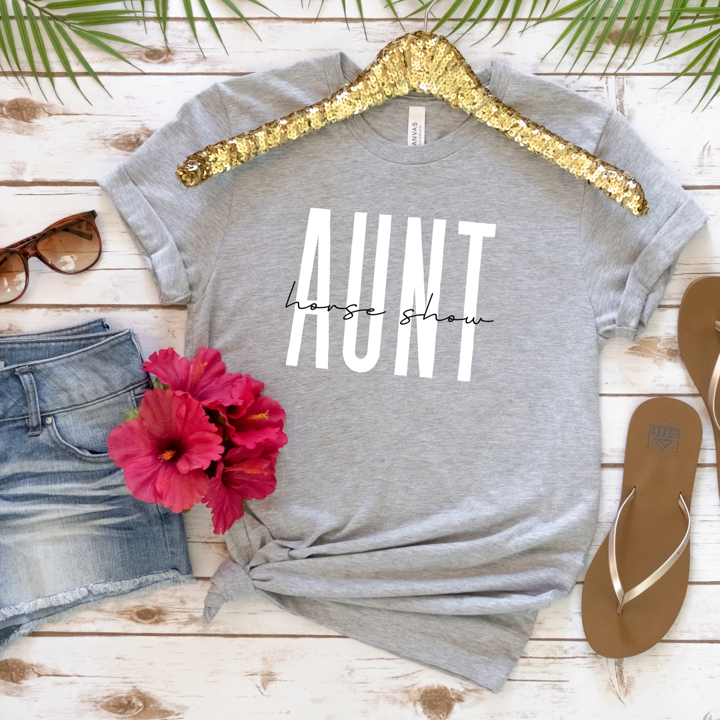 Horse Show Aunt T-shirt