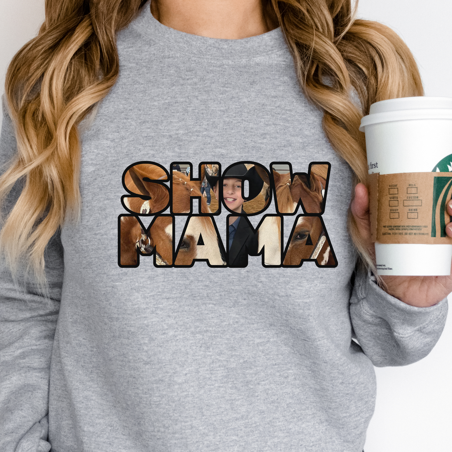 Show Mama Picture Sweatshirt