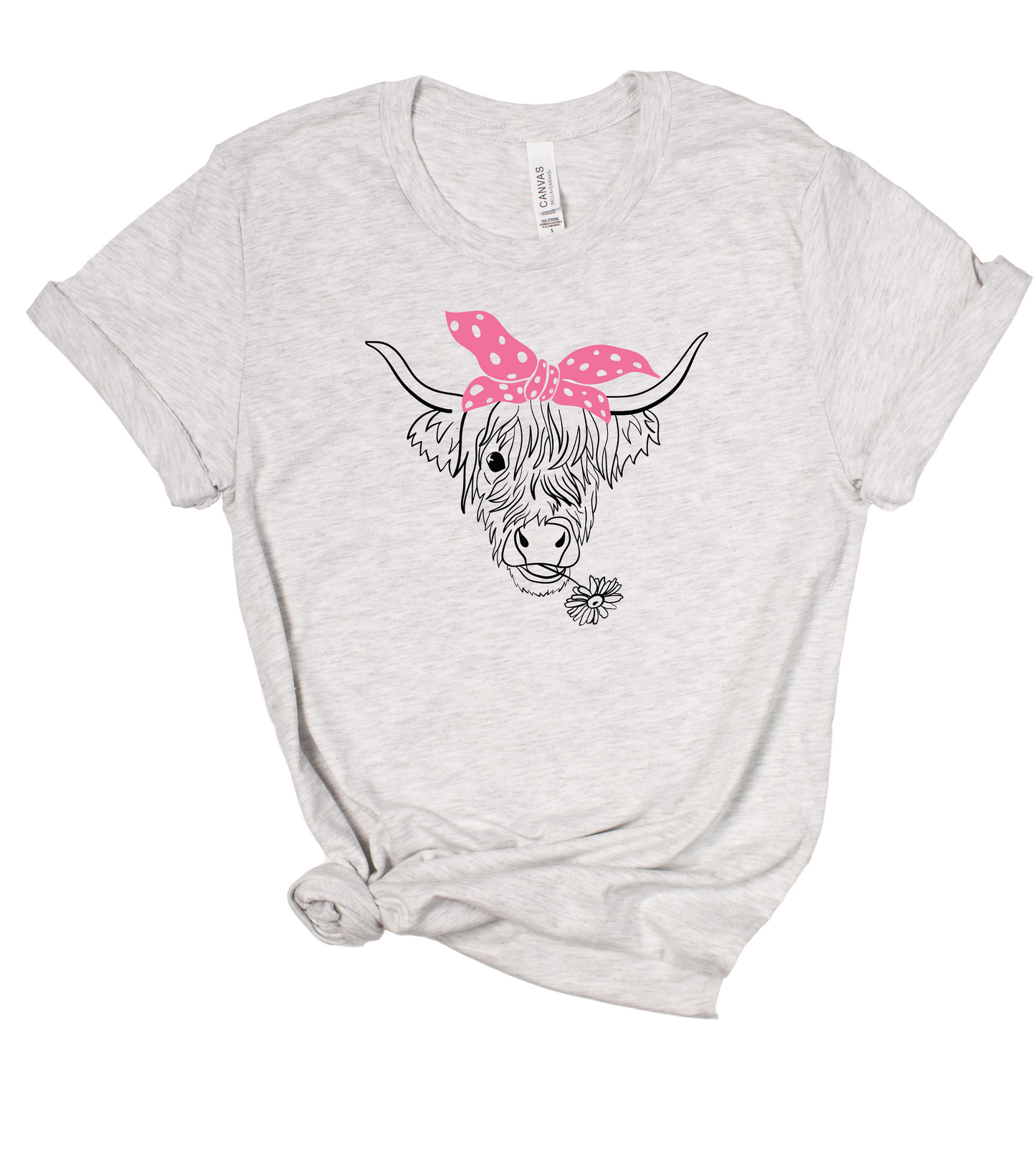 Cute Highland Cow Youth Tee