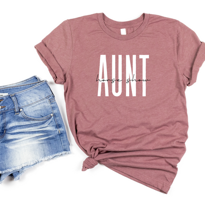 Horse Show Aunt T-shirt