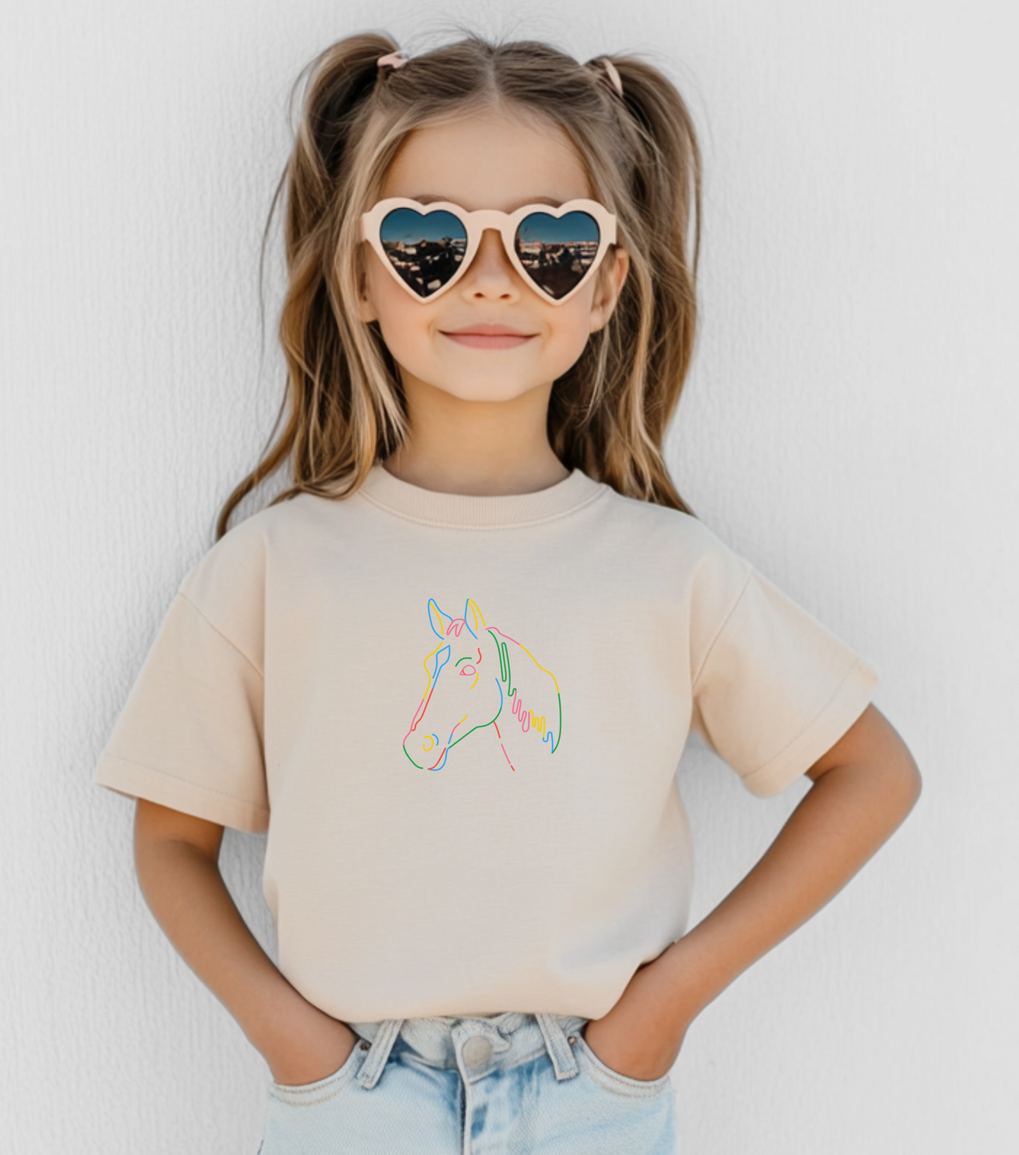 Neon Horse Youth Tshirt