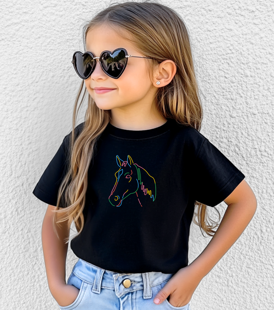 Neon Horse Youth Tshirt