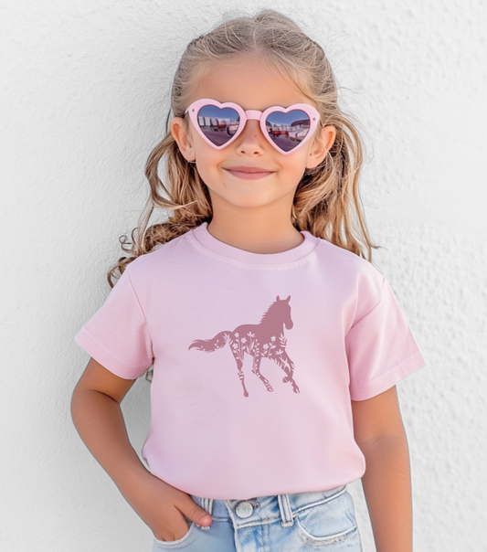 Wildflowers and Wild Horses Youth T-shirt