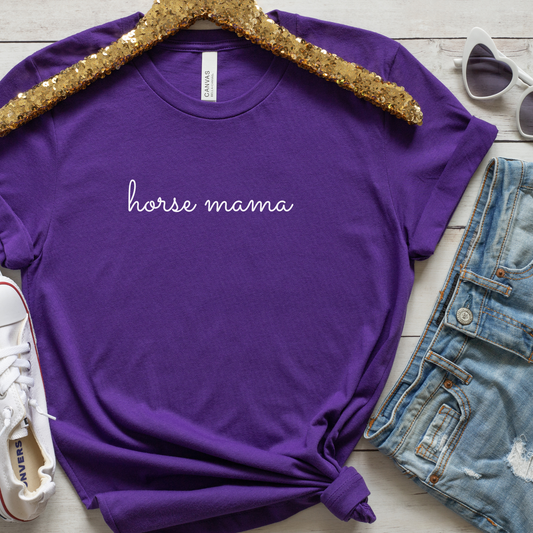 Simple Horse Mama T-shirt