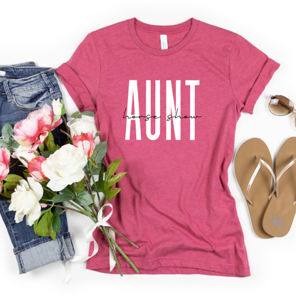 Horse Show Aunt T-shirt