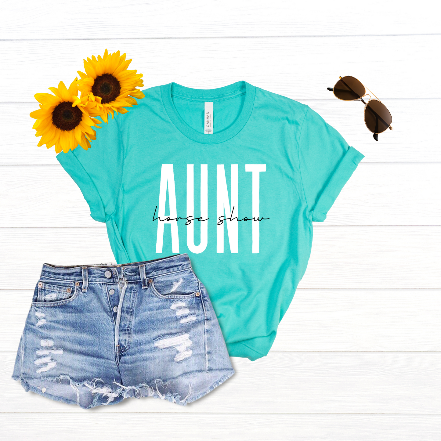 Horse Show Aunt T-shirt